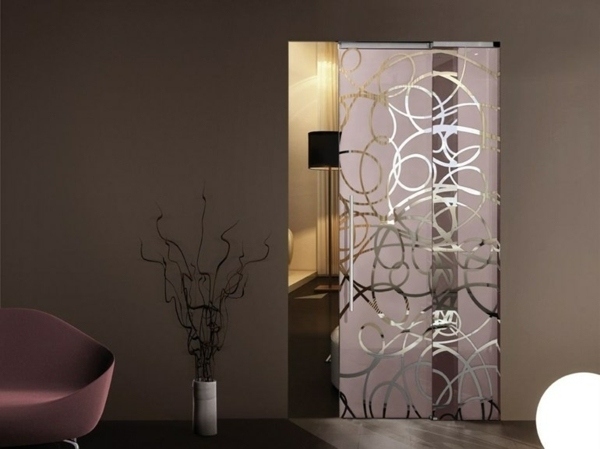 tylish modern room divider sliding glass door home decoration ideas