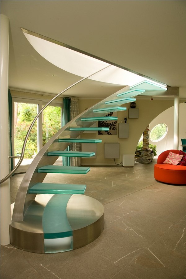 unique glass staircase designs floating staircase ideas glass treads