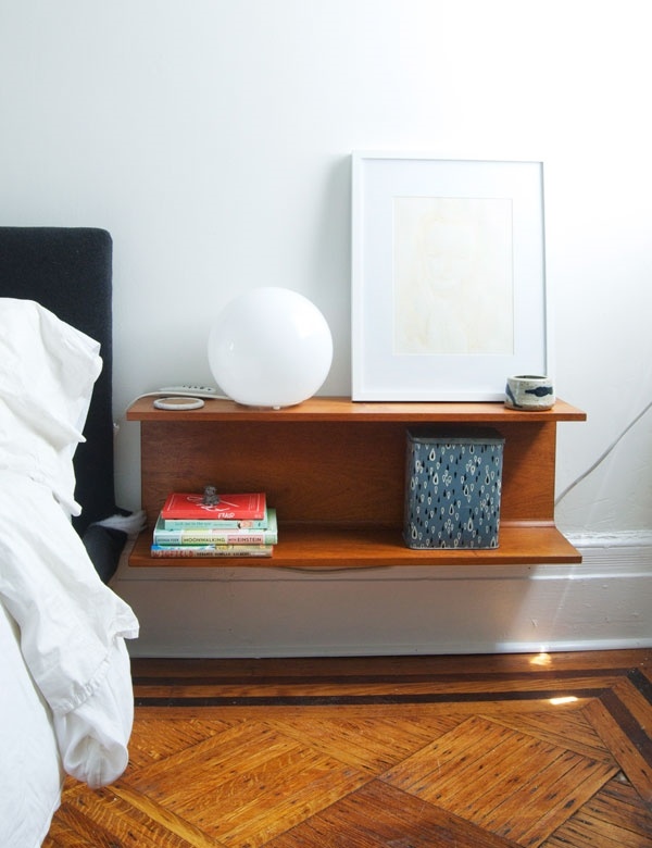 wall-mounted-nightstand-bedroom-interior-design-ideas-space saving ideas