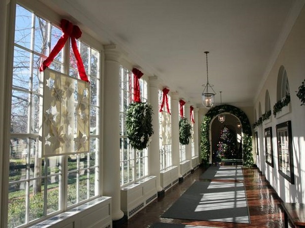 white house decoration christmas wreaths 
