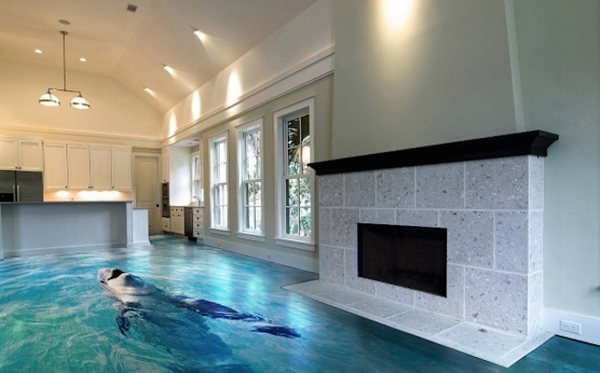 Thrilling 3d Epoxy Flooring An Eye Catcher In The Interior Design