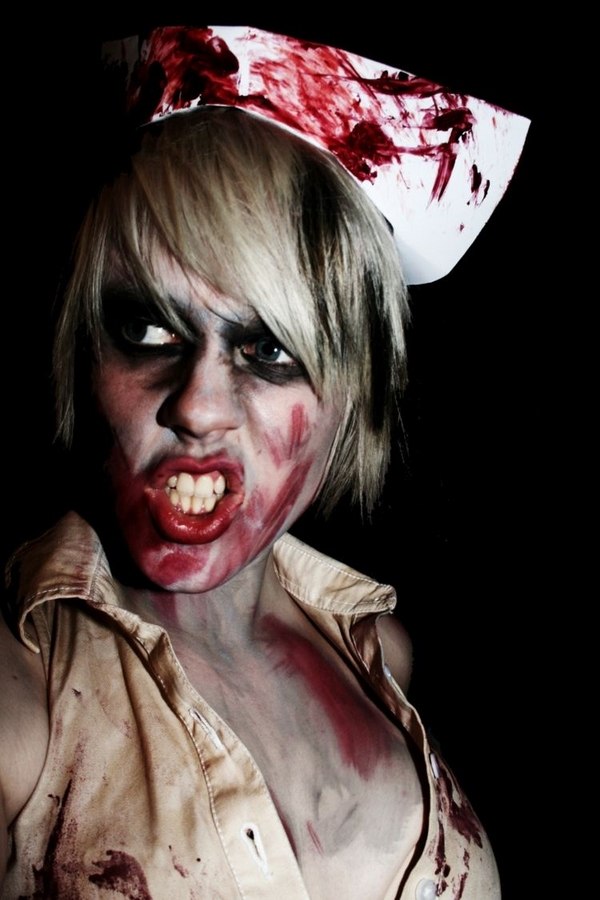 Best scary Halloween makeup ideas horror nurse makeup and costume Best-scary-Halloween-makeup-ideas-horror nurse makeup