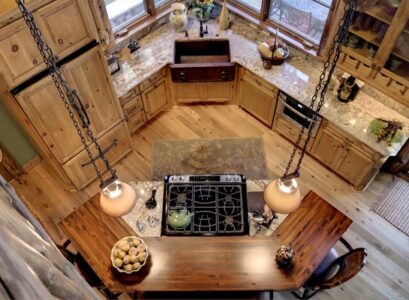 Corner-kitchen-sink-design-ideas-rustic-kitchen-copper-sink-farmhouse-sink