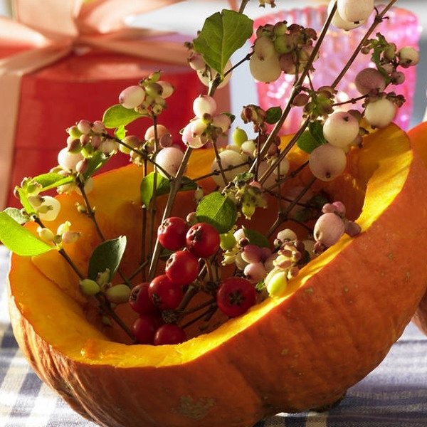 DIYautumn table decoration ideas pumpkin