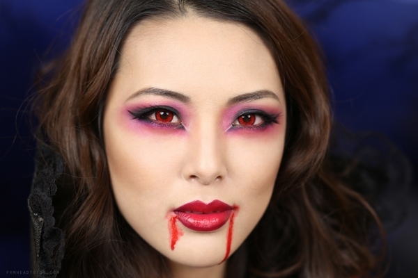 DIY-vampire-makeup-ideas-halloween-makeup-tips and tricks