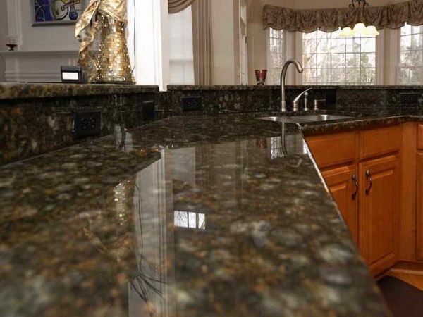 Dark colors countertops Coffee brown granite countertops contemporary kitchen