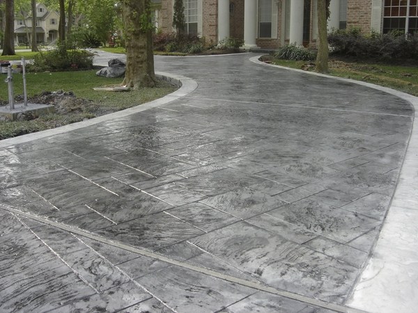 Driveway pavers design ideas stamped concrete patterns colors