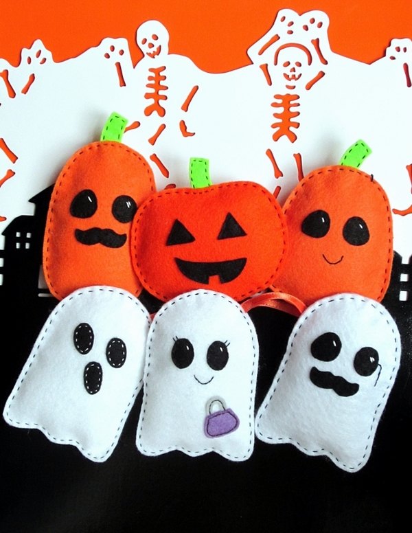 halloween felt ornaments