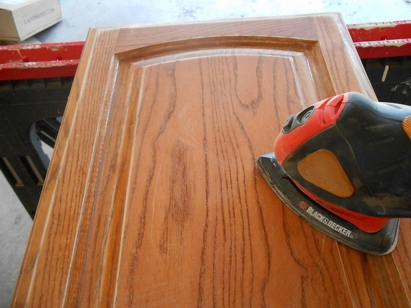 How to paint sanding the surface