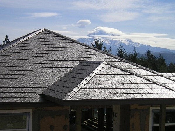 Metal roof shingles modern residential roofing
