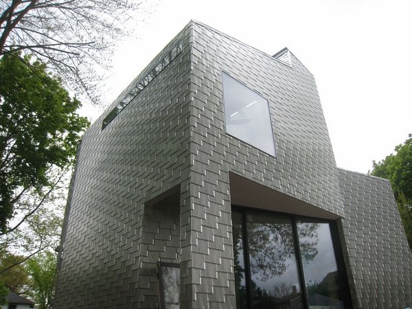 Metal shingle house recycled aluminum eco friendly roof 