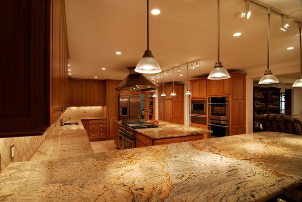 countertops modern design wood cabinets modern kitchen lighting