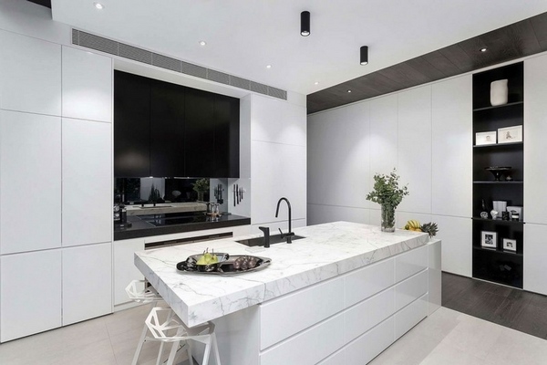 balck and white furniture marble countertop black worktop