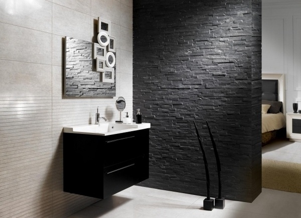bathroom tile ideas black natural bathroom decor