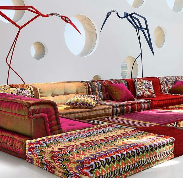 colorful living room decoration cushion sofa 