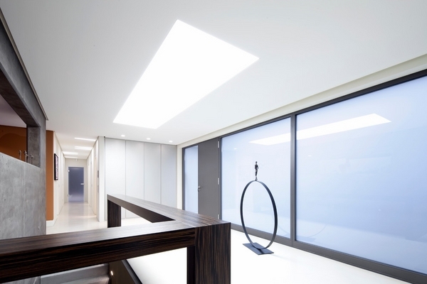 contemporary LED panel light fixtures home lighting ideas 