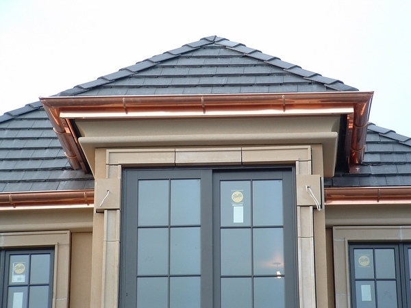 copper rain gutters benefits house renovation ideas