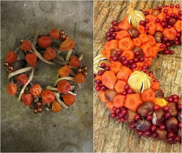 DIY autumn wreath ideas