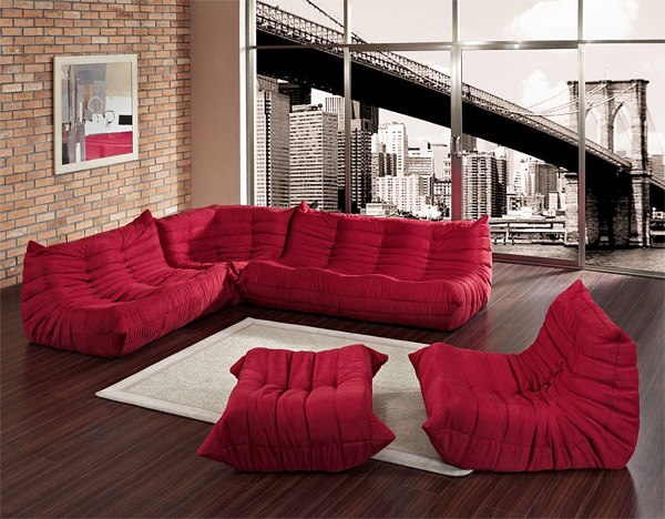 floor couch ideas living room furniture ideas red modular sofa