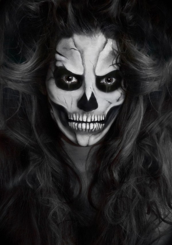horror makeup Halloween ideas skeleton skull makeup cool halloween makeup horror makeup Halloween ideas skeleton skull makeup