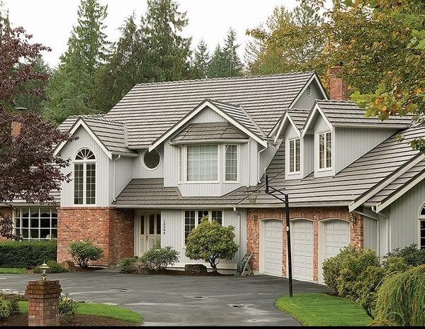 house with metal roof shingles residential roofing ideas durable roof