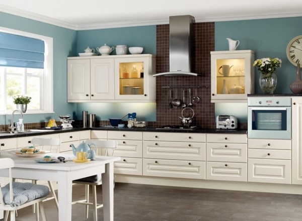 Kitchen Paint Colors, White Kitchen Walls What Color Cabinets