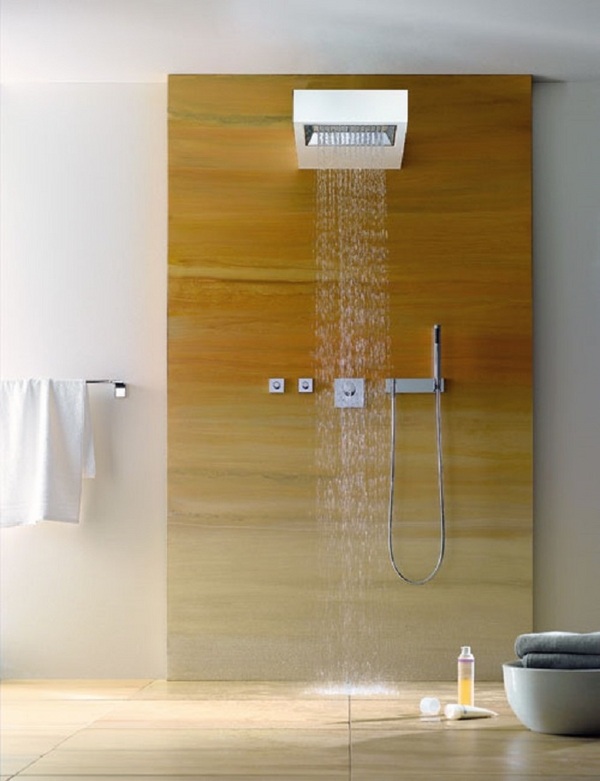 modern wet room design ideas rainshower minimalist bathroom ideas