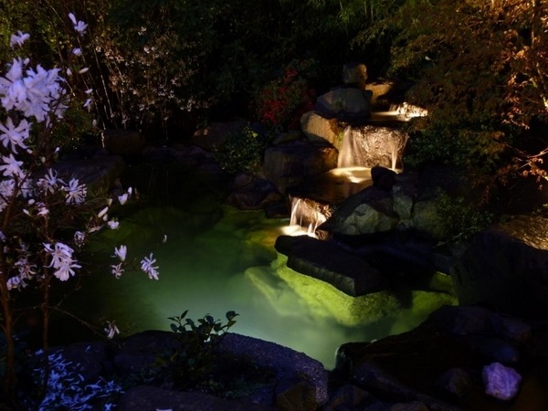 outdoor landscape design ideas waterfall garden pond