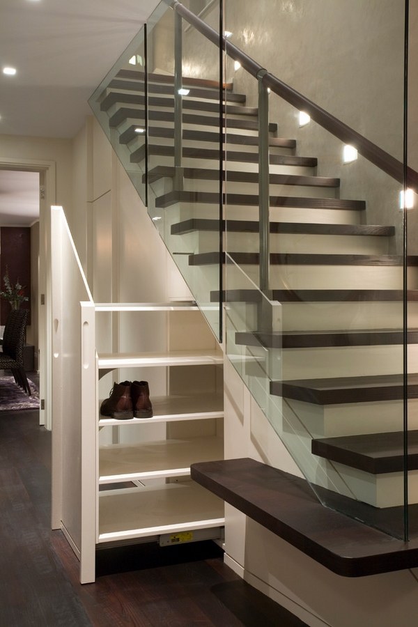 s modern staircase storage cabinets