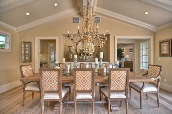 dining room lighting cathedral ceiling