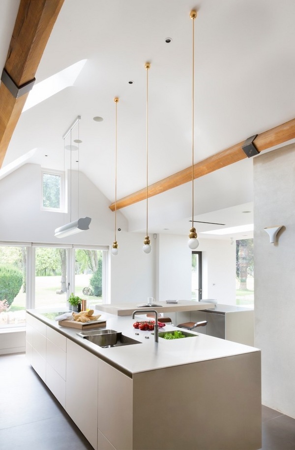 Vaulted Ceiling Lighting Ideas Creative Solutions - Kitchen Lights For Angled Ceiling