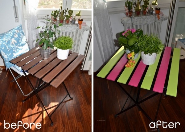  before after ikea outdoor table
