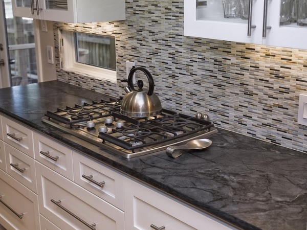 grey granite kitchen countertops