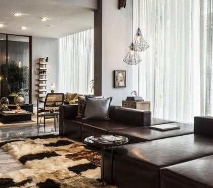 Living-room-design-ideas-in-brown-and-beige-chocolate-brown-sofa-beige-carpet