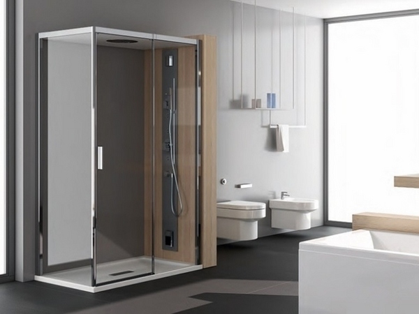 Modern shower cabin design 
