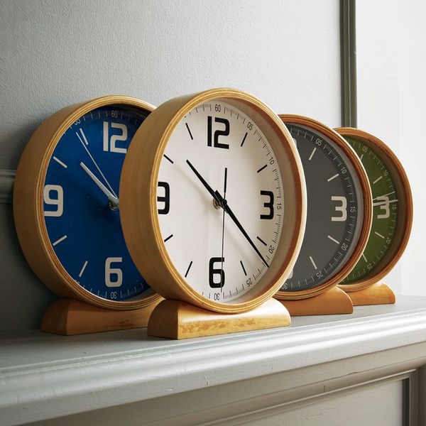 Modern decor wooden clocks decoration