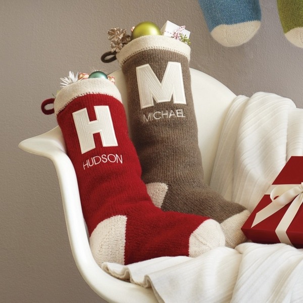 Monogrammed socks christmas-gift ideas