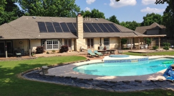 Solar heating ideas garden pool ideas