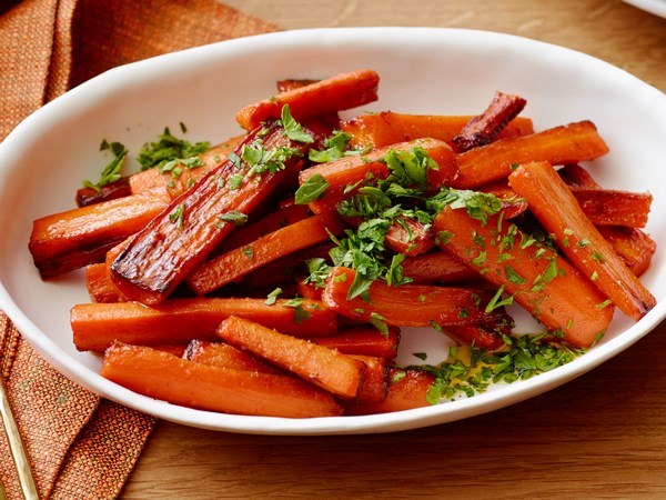  dinner menu glazed carrots