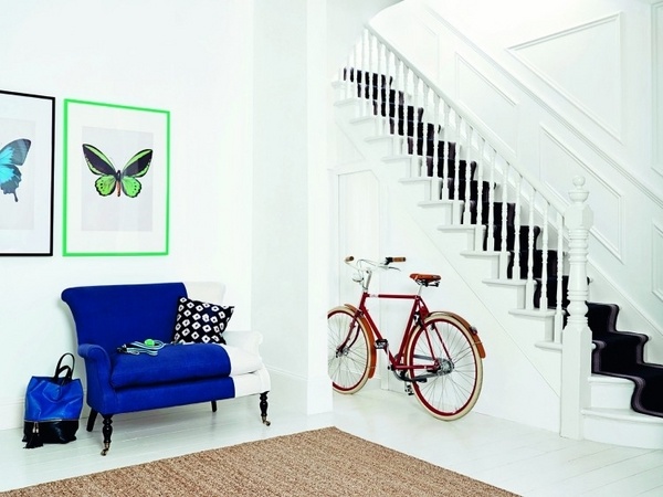 white flooring railings modern home interior