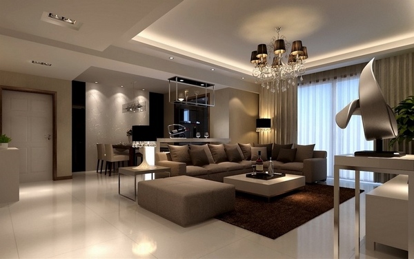 Living room  design ideas in brown  and beige 50 fabulous 