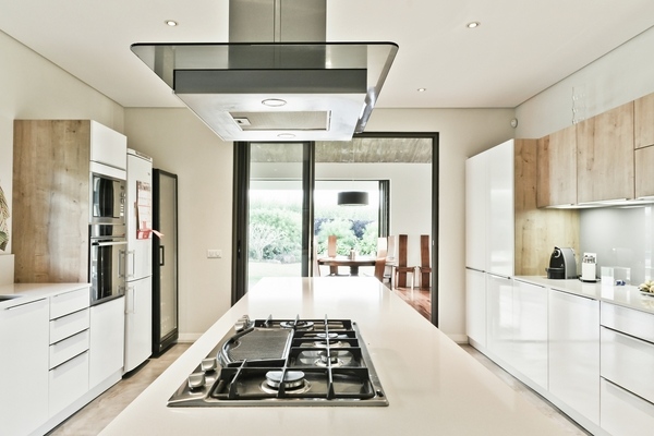 contemporary kitchen white cabinets large kitchen island