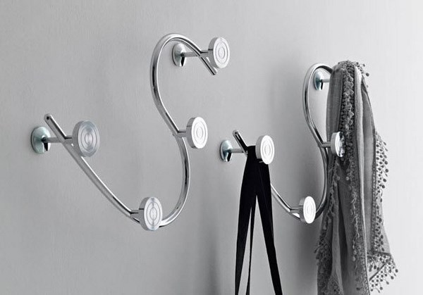 cool wall mounted coat rack ideas contemporary metal coat rack curved lines