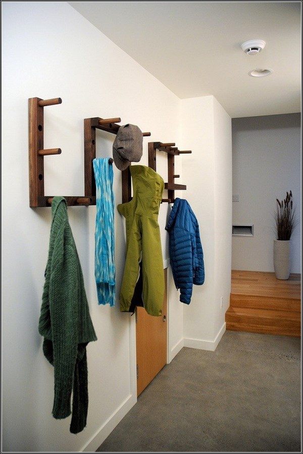 Wall Mounted Coat Rack Ideas, Cool Coat Hanger Ideas