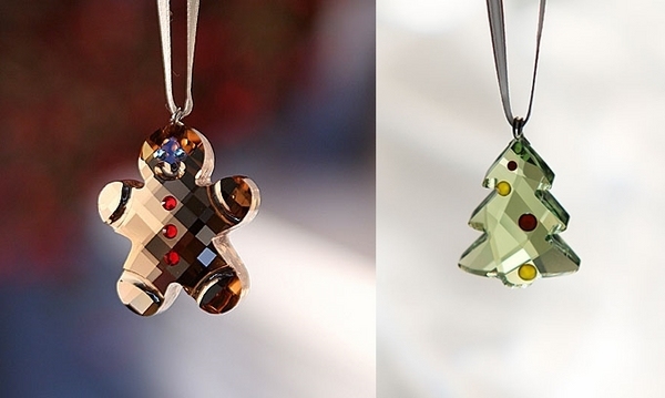 crystal-Christmas-ornaments ideas gingerbread man tree