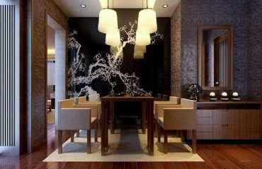 dining-room-wallpaper-ideas-dark-colors-accent-wall-ideas-dining-room-decor