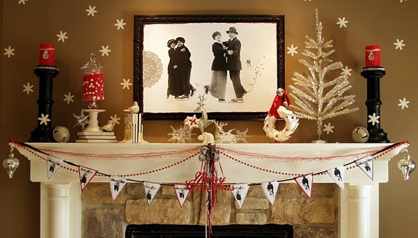 elegant mantel decoration christmas decorating ideas fireplace decor