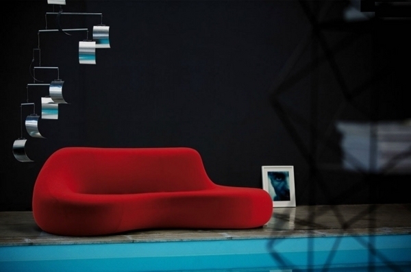  red sofa modern design