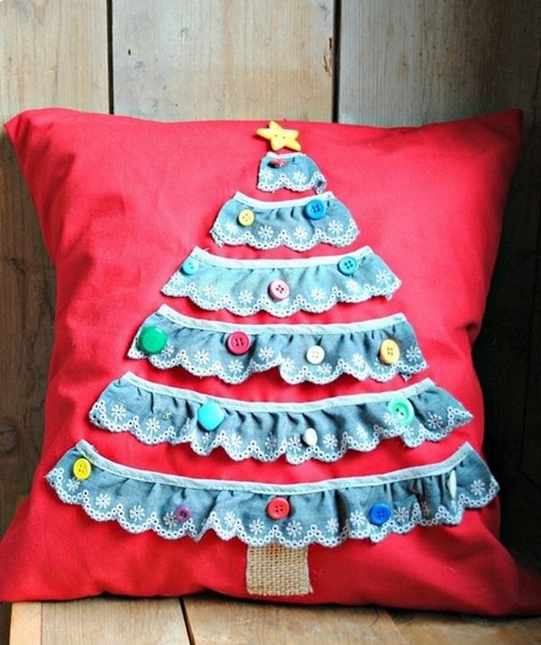  Christmas presents DIY pillows idea
