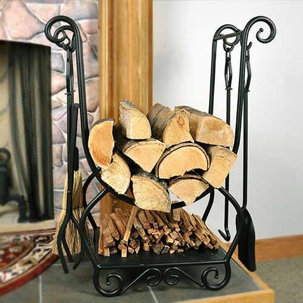 fireplace accessories ideas wrought iron